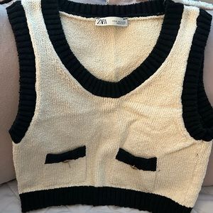 Zara sweater vest